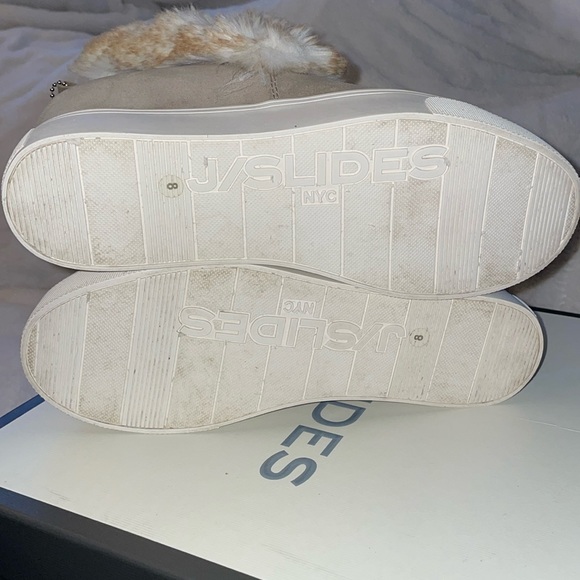 J/SLIDES SEAN Taupe Waterproof Suede - Picture 13 of 14